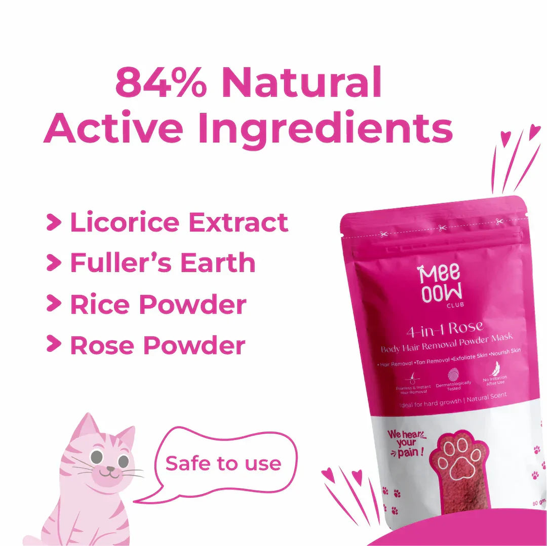 BUY 1 GET 1 FREE - MEOW BODY HAIR REMOVAL WAX POWDER