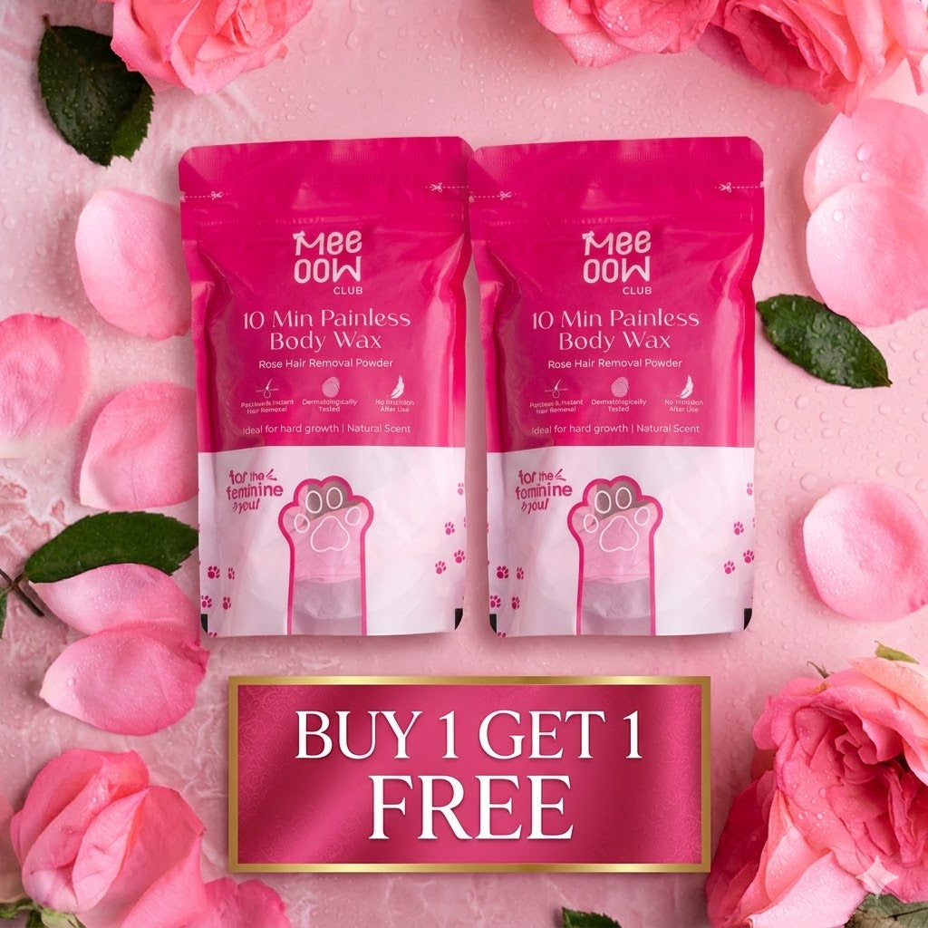 BUY 1 GET 1 FREE - MEOW BODY HAIR REMOVAL WAX POWDER